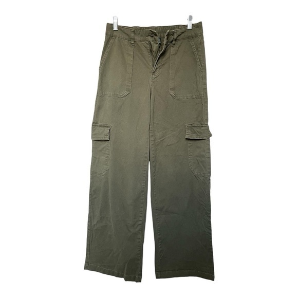 wild fable Pants - Wild Fable green wide leg cargo pants Size S